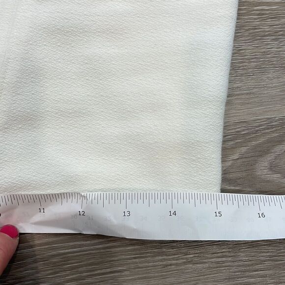 Aritzia Babaton white crop top with thin straps and Back Zip Closure L - Picture 12 of 12